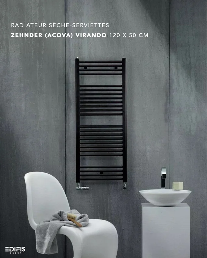 Zehnder Virando — 120 × 50 cm · noir