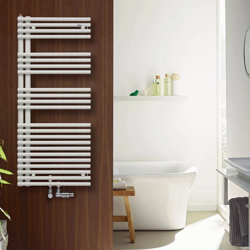 Zehnder Forma Asym — 120 × 50 cm · blanc